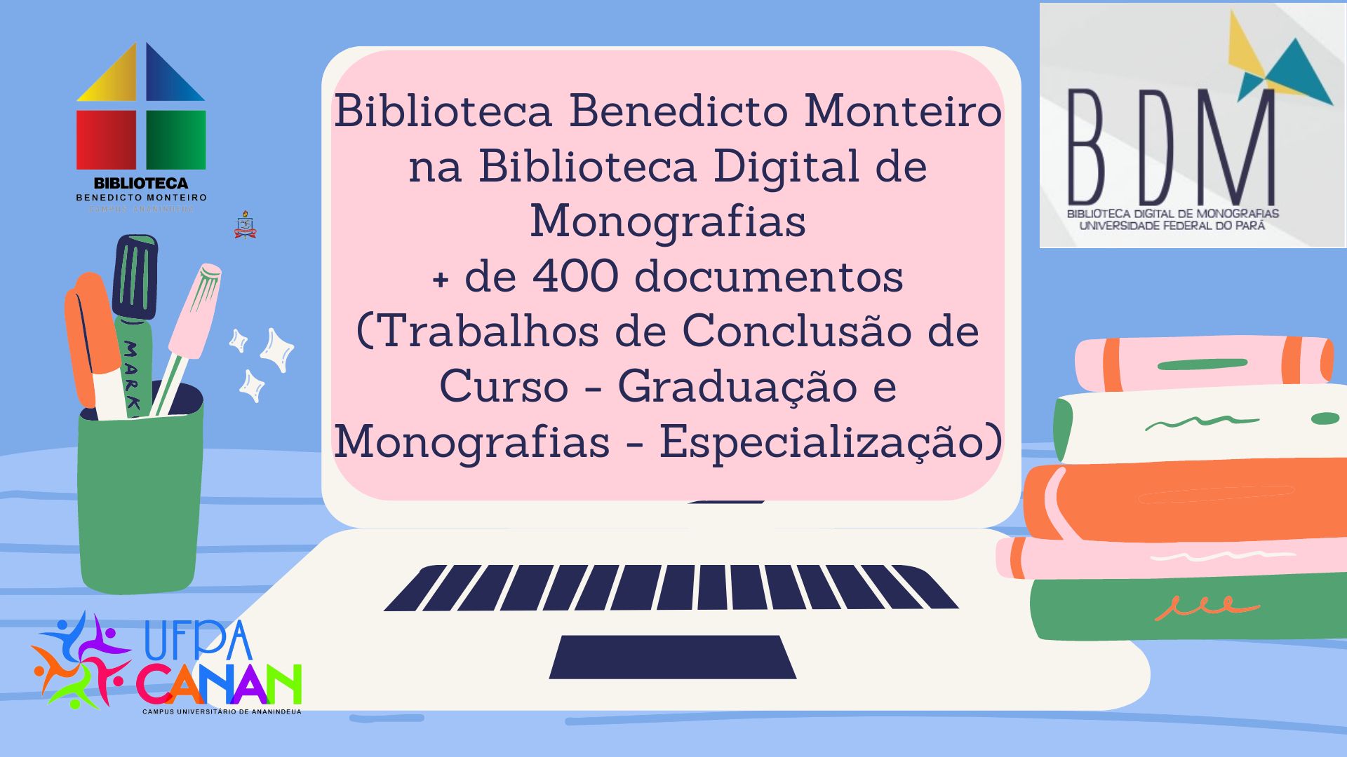 Comunidades e Coleções do Campus Ananindeua na Biblioteca Digital de Monografias da UFPA